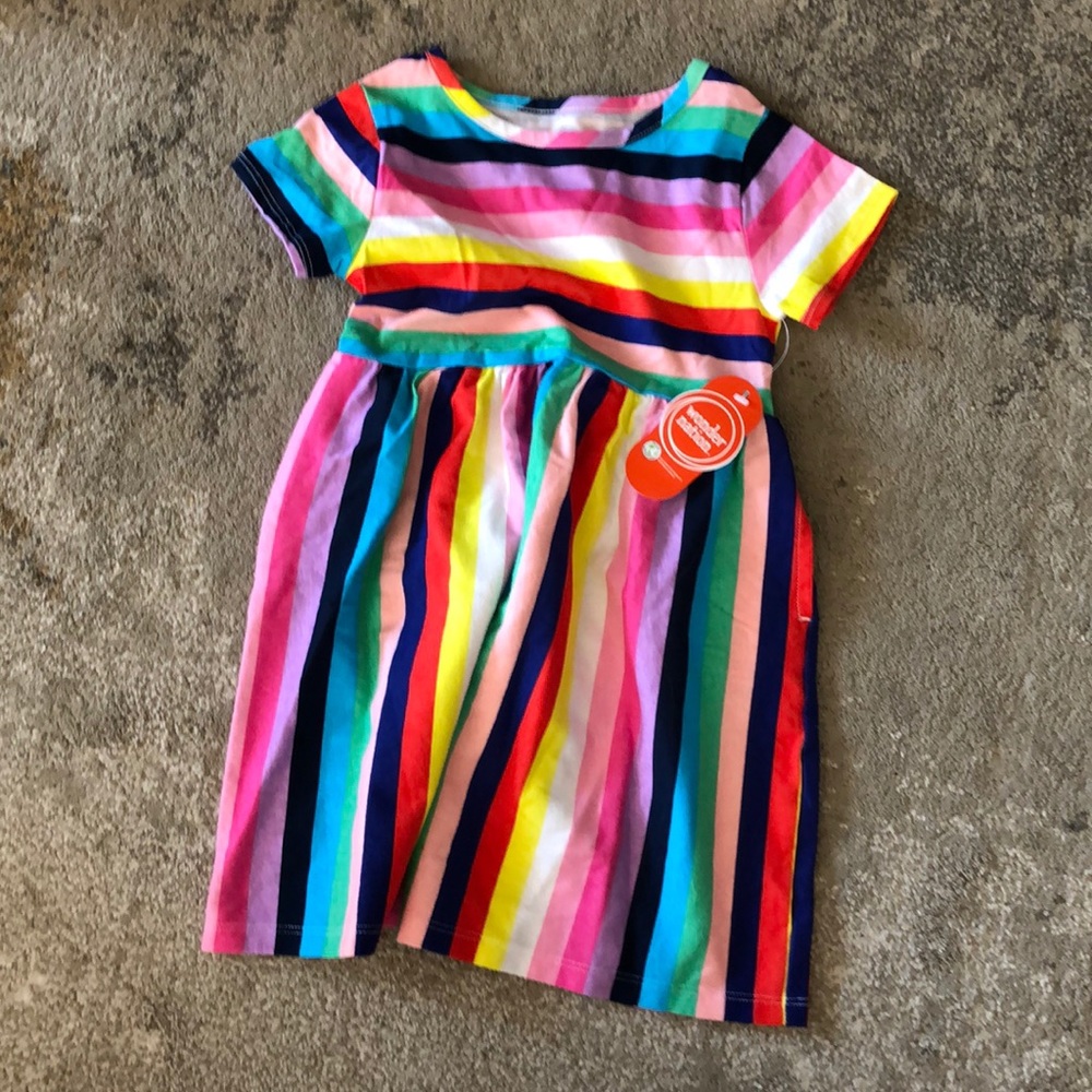 Wonder nation rainbow dress
